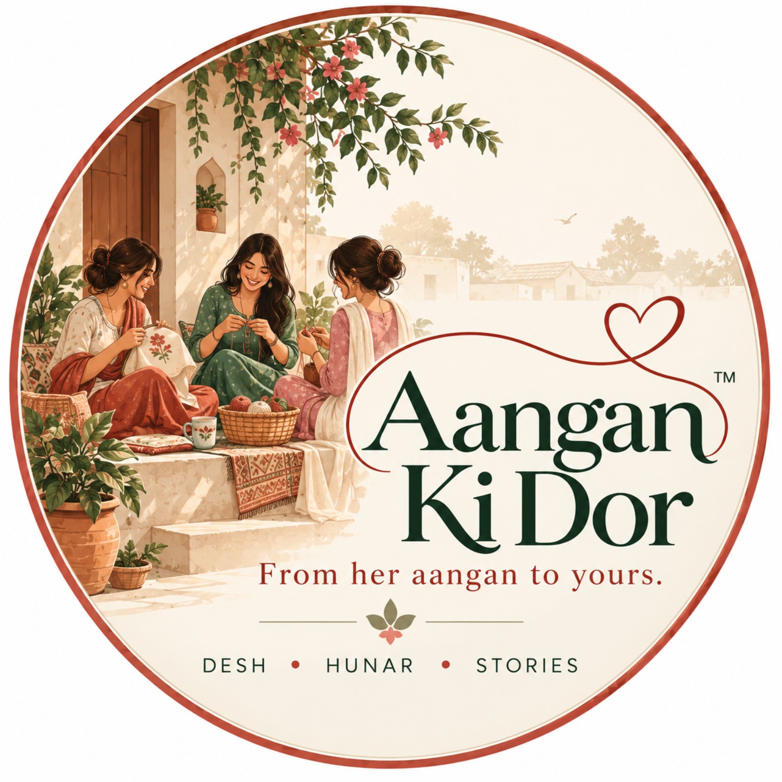 Aangan Ki Dor. From her aangan to yours. Desh • Hunar • Stories.